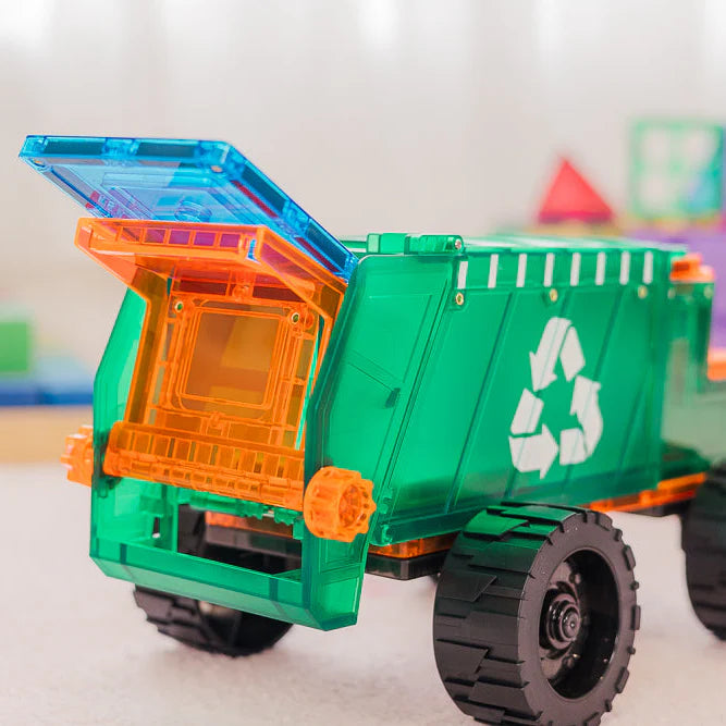 TileTek Magnetic Tiles Mega Recycling Truck (14pc)