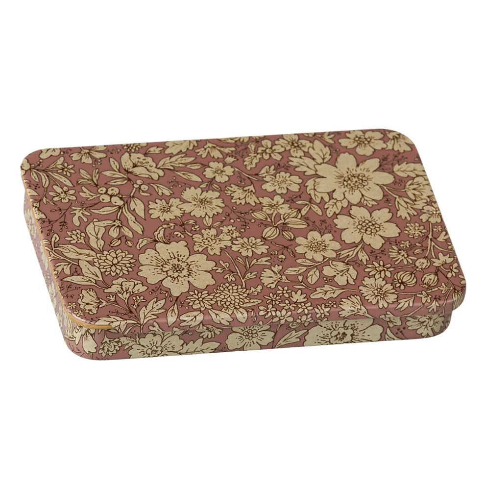 Maileg Metal Box Sliding Lid (Blossom Heather)