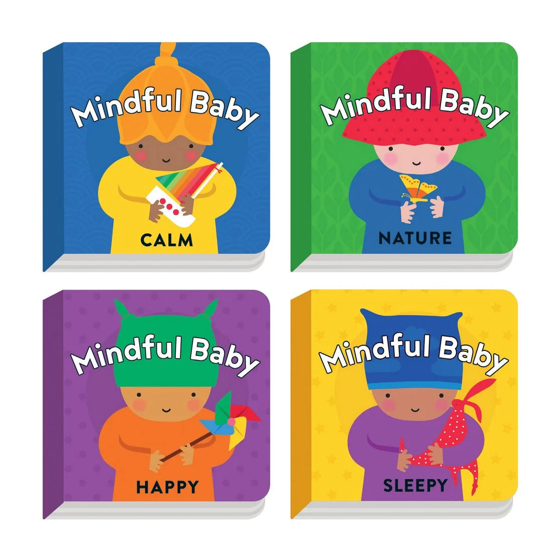 Mudpuppy Mindful Baby Board Book Set