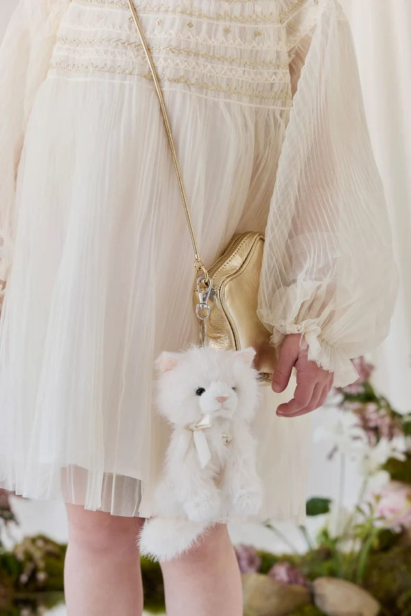 Jamie Kay Snuggle Bunnies - Moon Keyring (Snow)