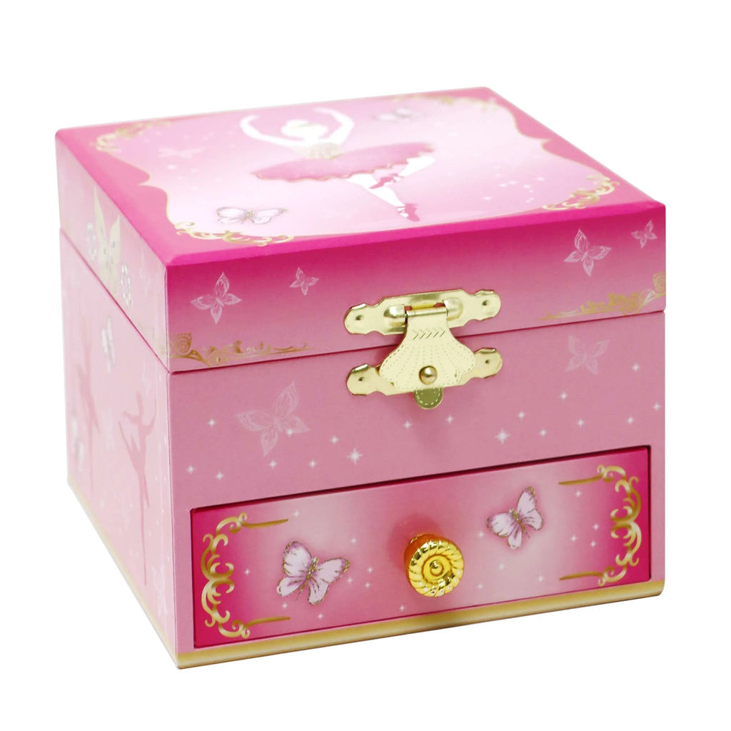Pink Poppy Music Box (Butterfly Ballet Small)