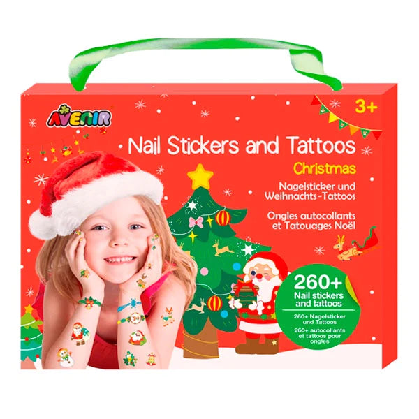 Avenir Nail Stickers & Tattoos (Christmas)