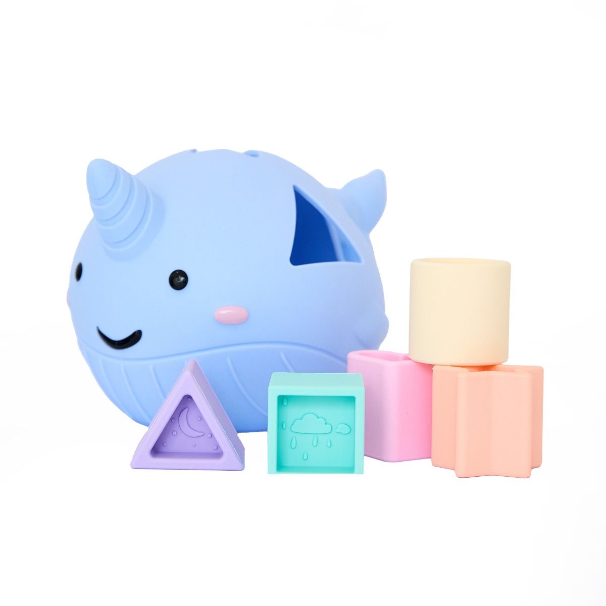 Jellystone Narwhal Shape Sorter (Pastel)