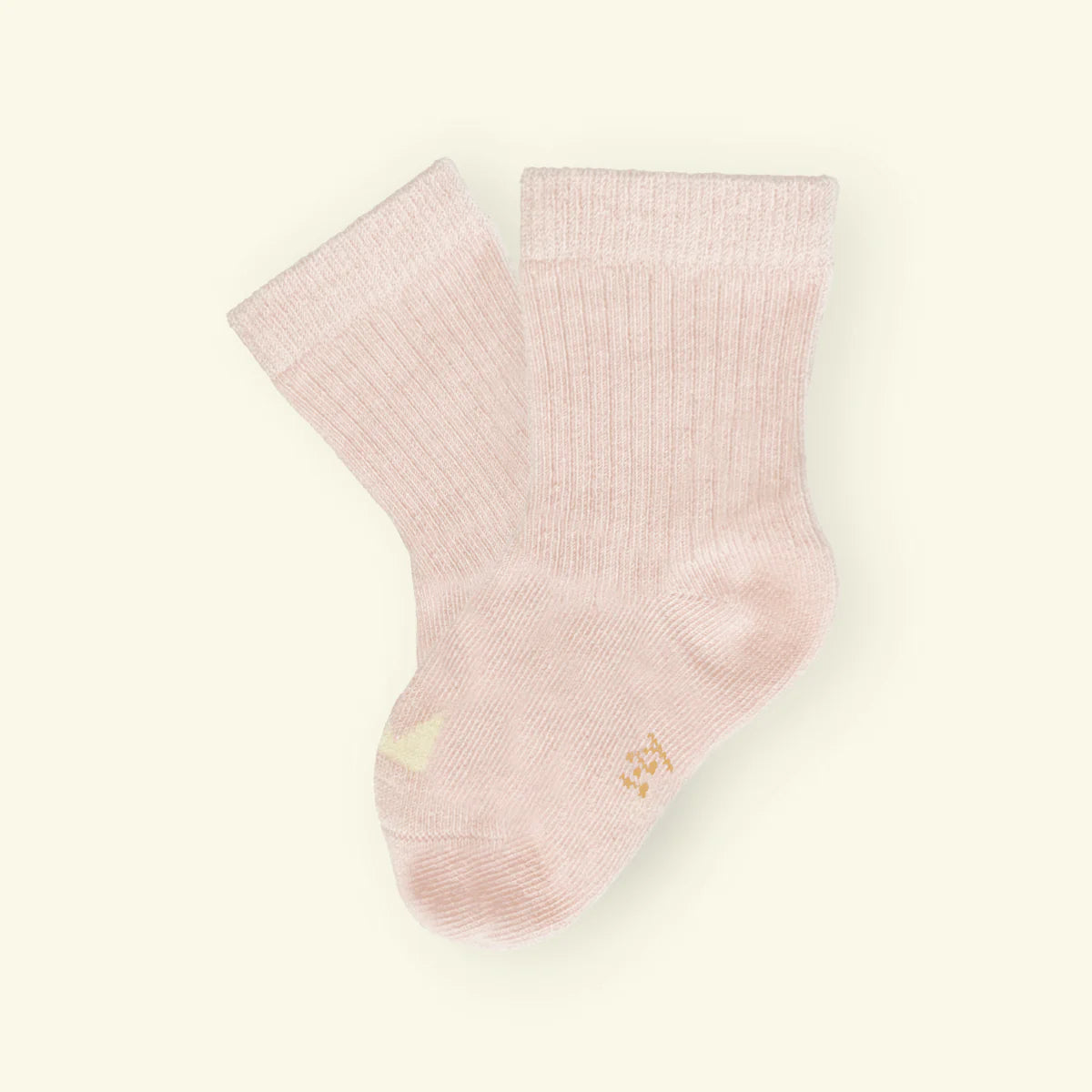 Mosey by Lamington Organic Cotton Baby Socks (Blush)