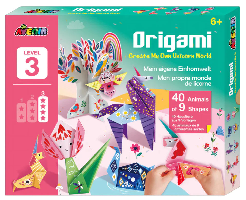 Avenir Origami Kit (Create My Own Unicorn World)