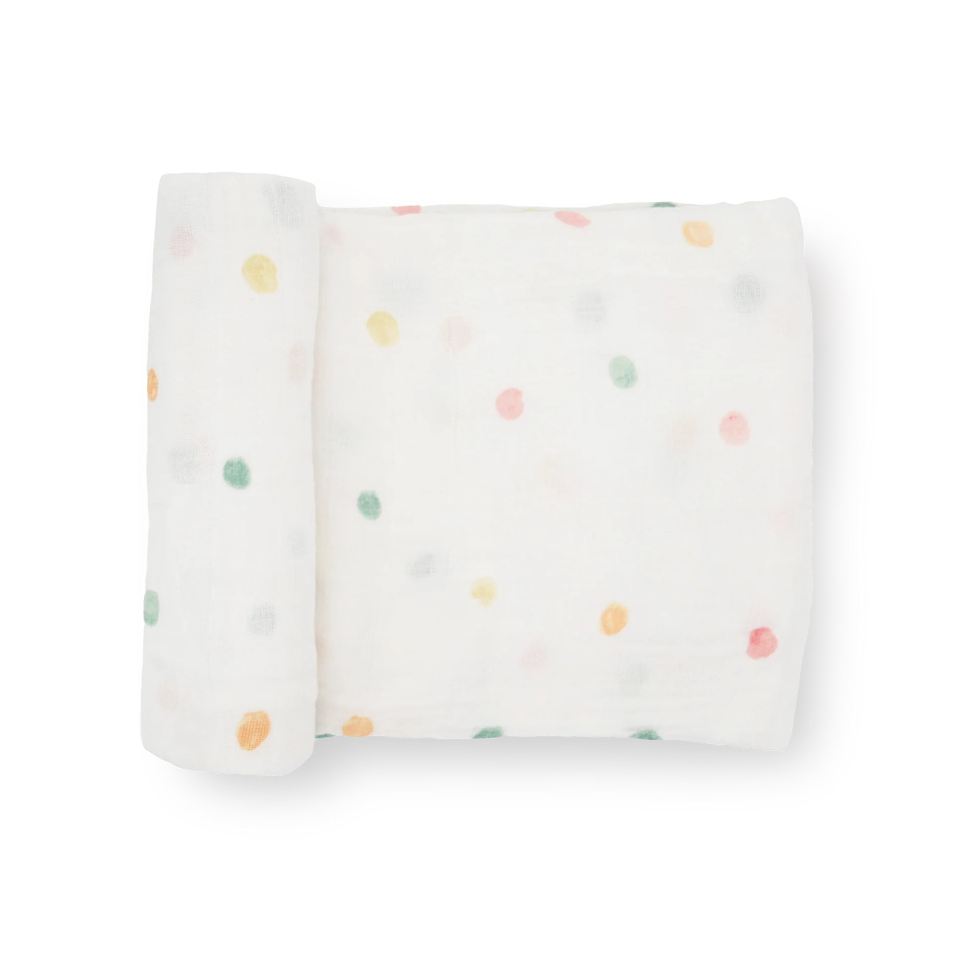 Little Unicorn Cotton Muslin Swaddle (Party Dots)