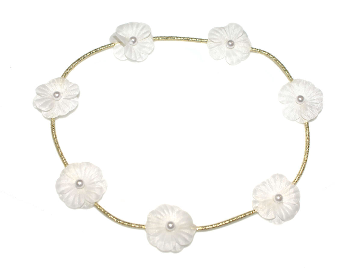 Goody Gumdrops Pearl Flower Glitter Bandeau
