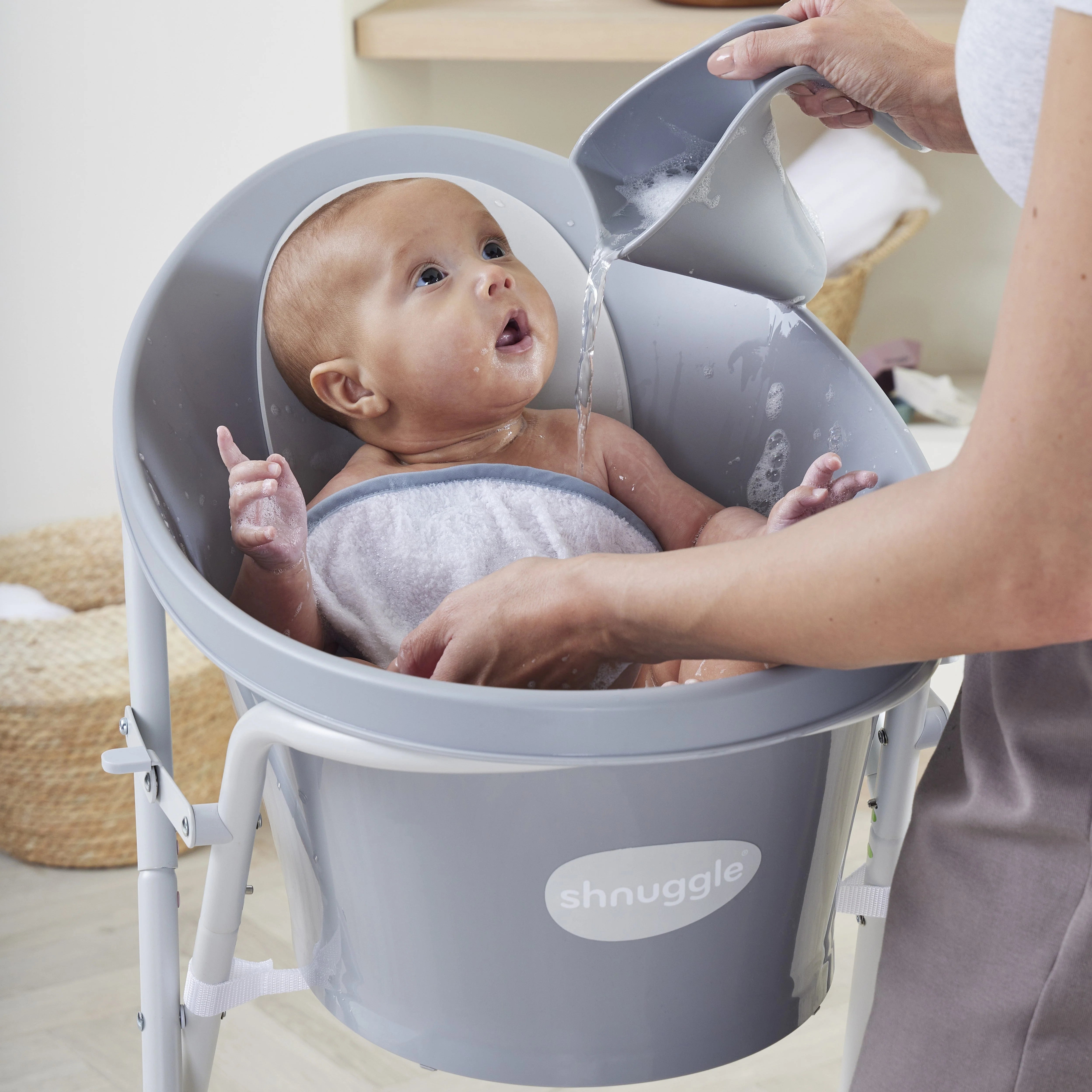 Shnuggle Baby Bath (Pebble Grey)