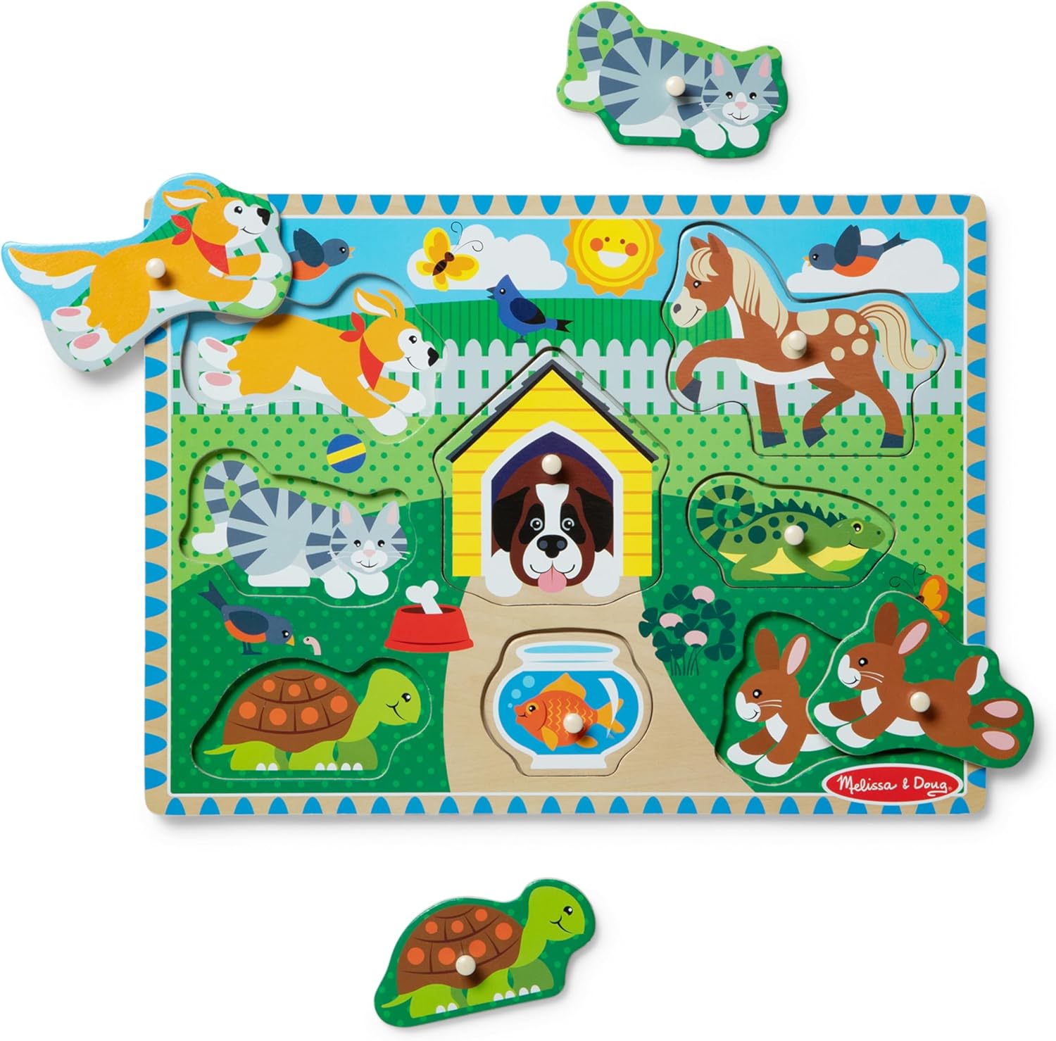 Melissa & Doug Peg Puzzle (Pets)