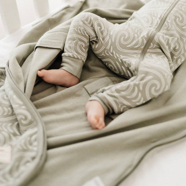 Woolbabe x Bo & Ko Pyjama Suit (Flax Ngaru)