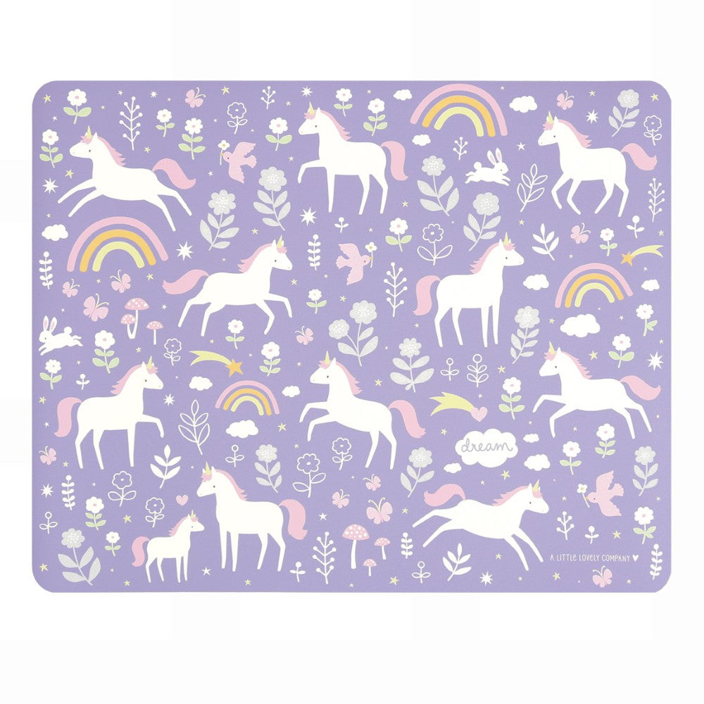 A Little Lovely Company Placemat (Unicorn Dreams)
