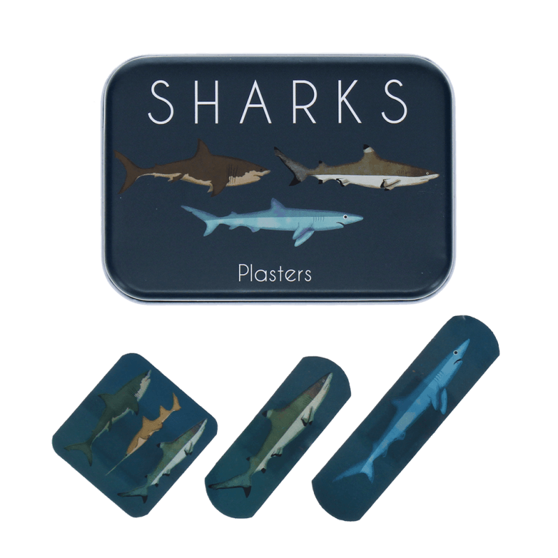 Rex London Plasters In A Tin 30pk (Sharks)