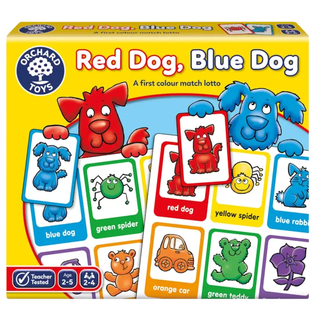 Orchard Toys Red Dog Blue Dog Game