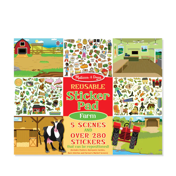 M&D Reusable Sticker Pad (Farm)