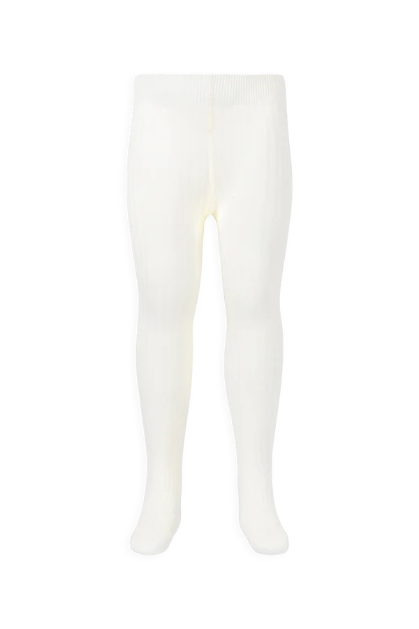 Jamie Kay Ribbed Tights (Egret)