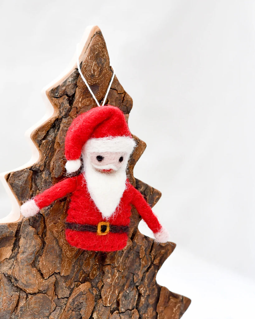 Tara Treasures Felt Christmas Santa Claus Ornament