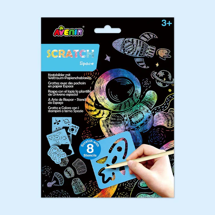 Avenir Scratch With Stencil (Space)