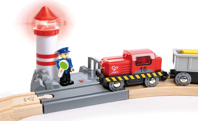 Hape Sea & Rail Cargo Transportation Set