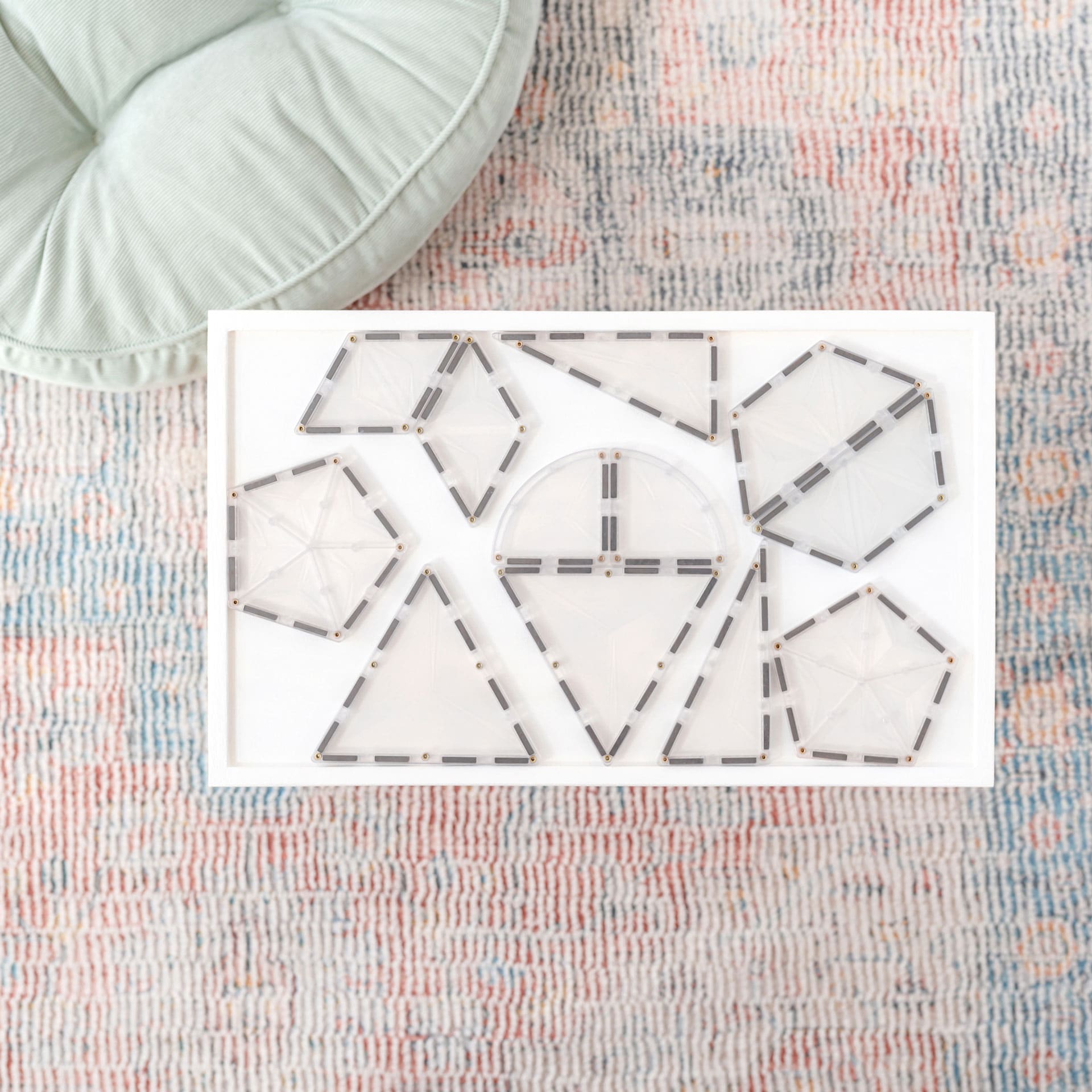 Connetix Tiles 24 Piece Shape Expansion Pack (Clear)