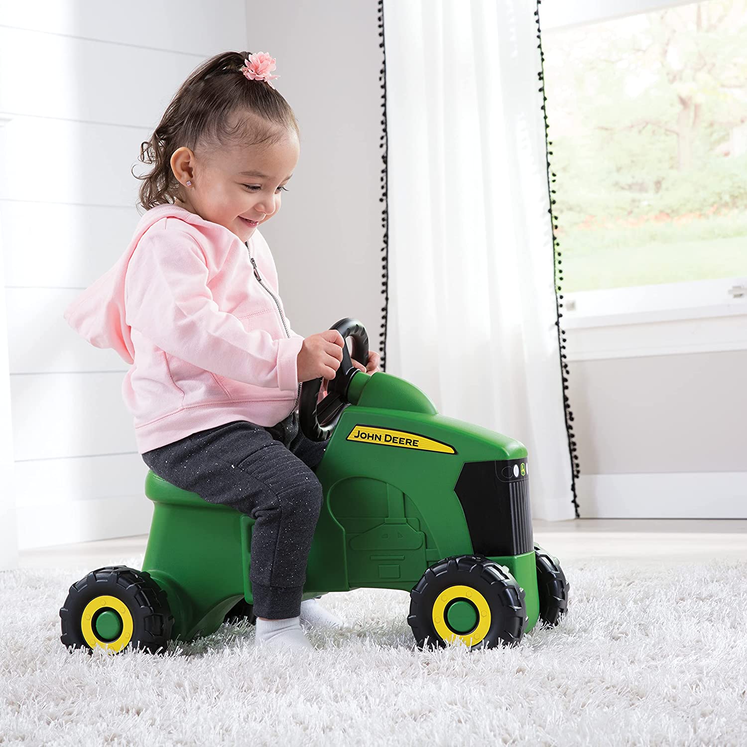 John Deere Sit n Scoot Tractor Ride On