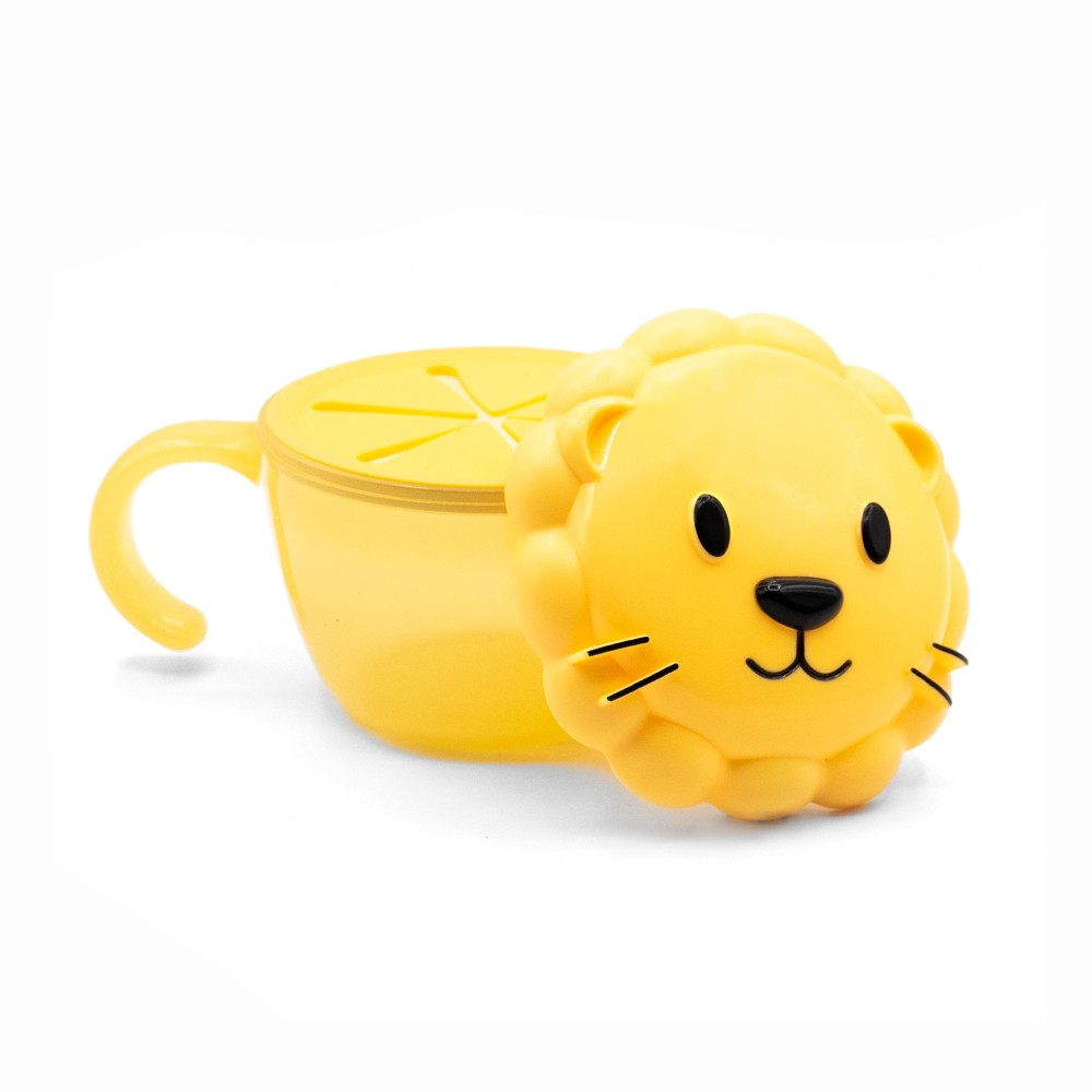 Melii Snack Container with Finger Trap (Lion)