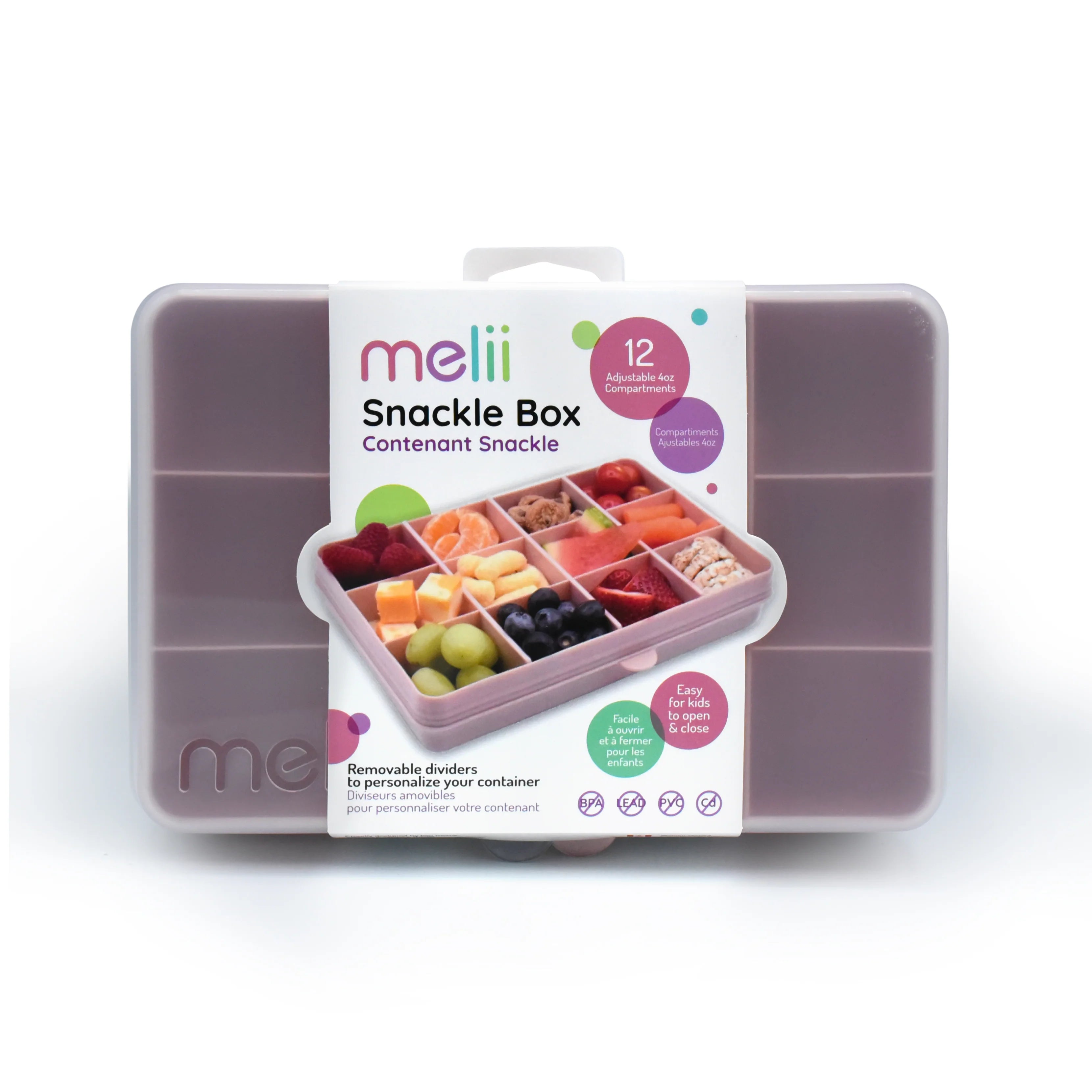 Melii Snackle Box (Pink)