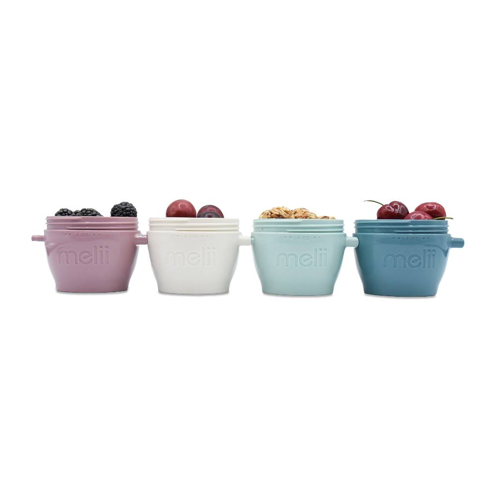 Melii 4oz Snap & Go Pods 4pk (Luxe Multi)