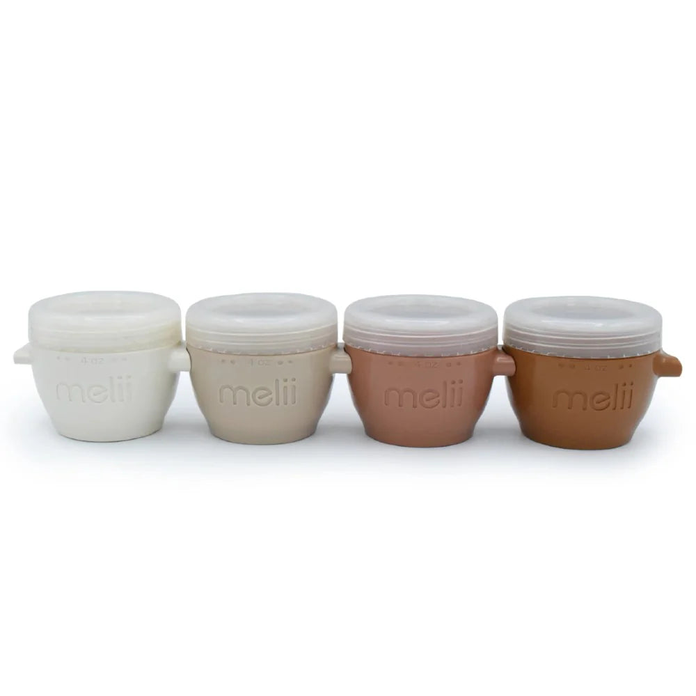 Melii 4oz Snap & Go Pods 4pk (Neutrals)