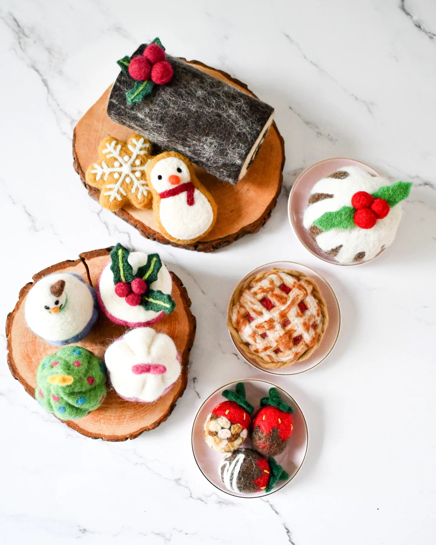 Tara Treasures Felt Snowman Cookie