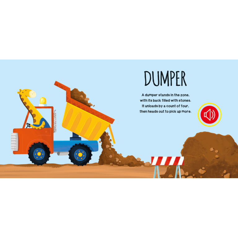 Sassi Sound Book (Construction Site Vehicles)
