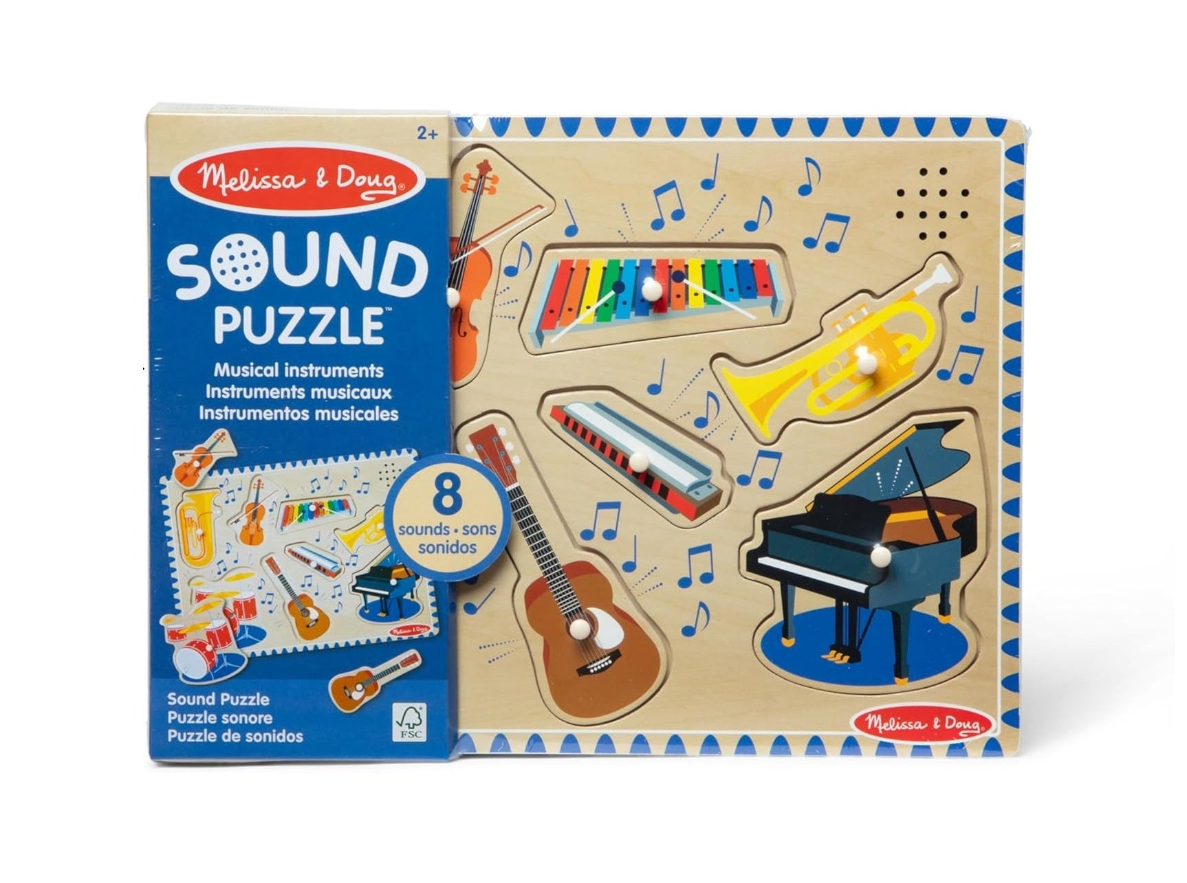 Melissa & Doug Sound Puzzle (Musical Instruments)
