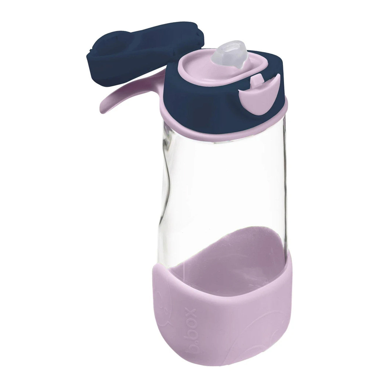b.box Sport Spout Drink Bottle 450ml (Indigo Rose)
