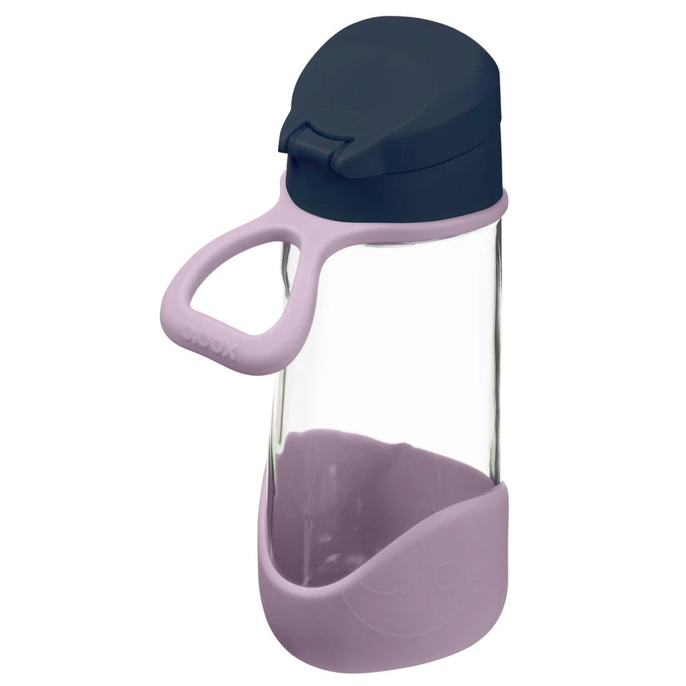 b.box Sport Spout Drink Bottle 450ml (Indigo Rose)