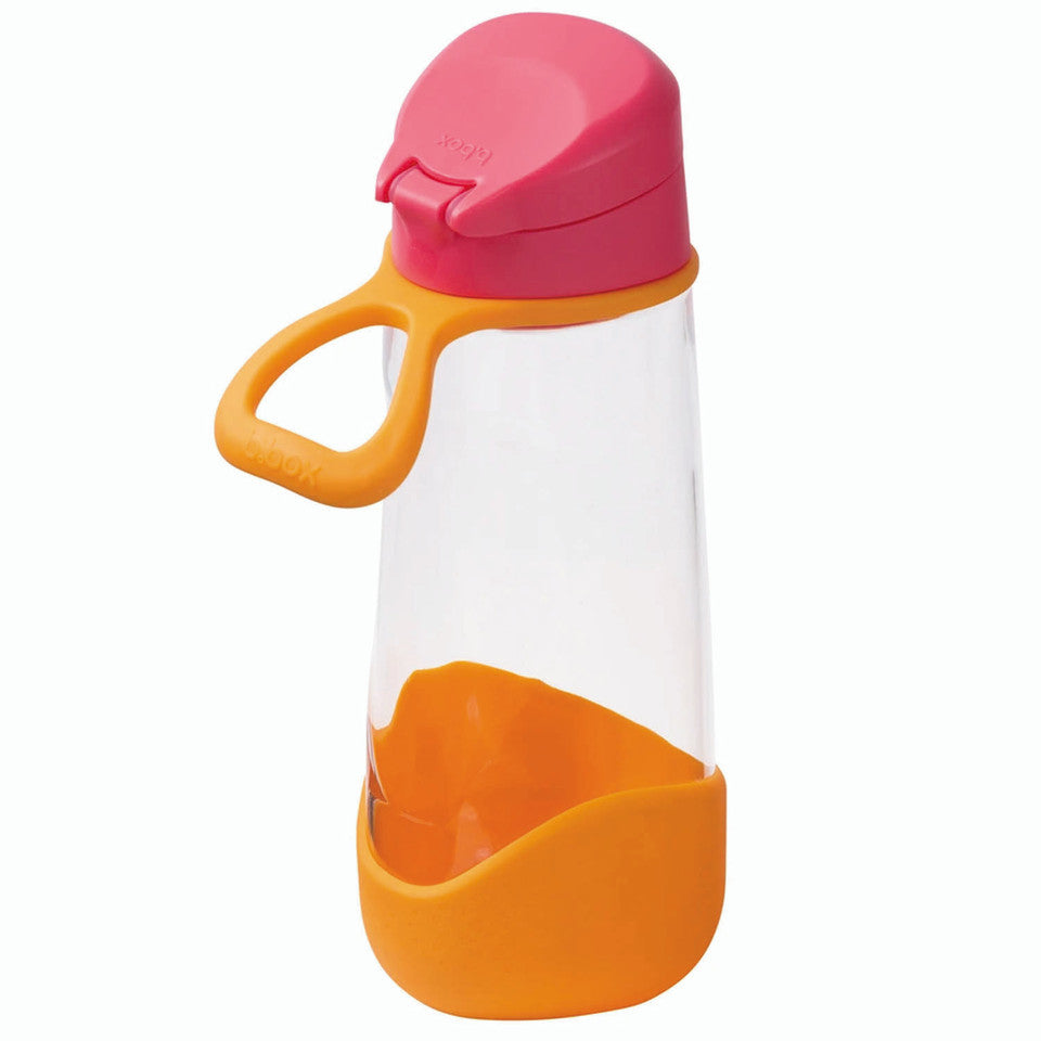 b.box Sport Spout Drink Bottle 600ml (Strawberry Shake)