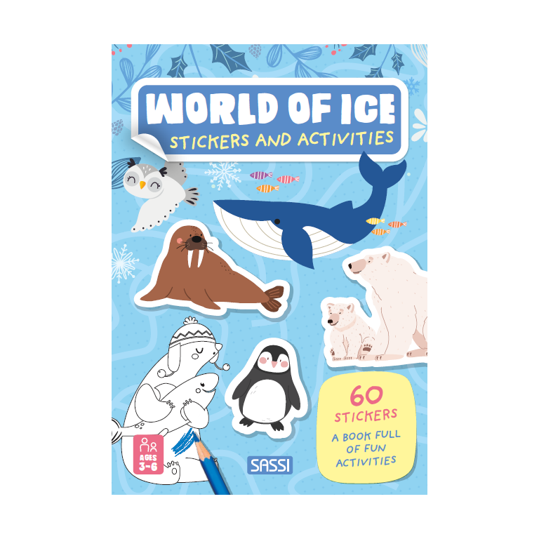 Sassi Stickers & Activities Book (World of Ice)