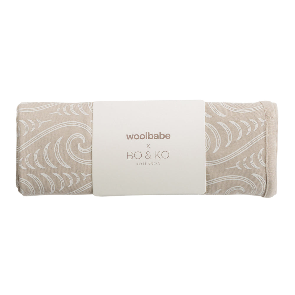 Woolbabe x Bo & Ko Swaddle Blanket (Ngaru)