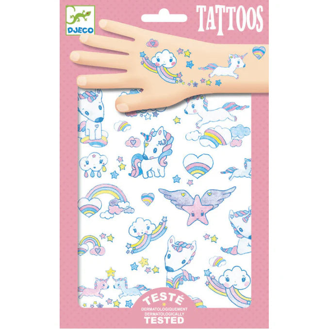 Djeco Temporary Tattoos (Unicorns)
