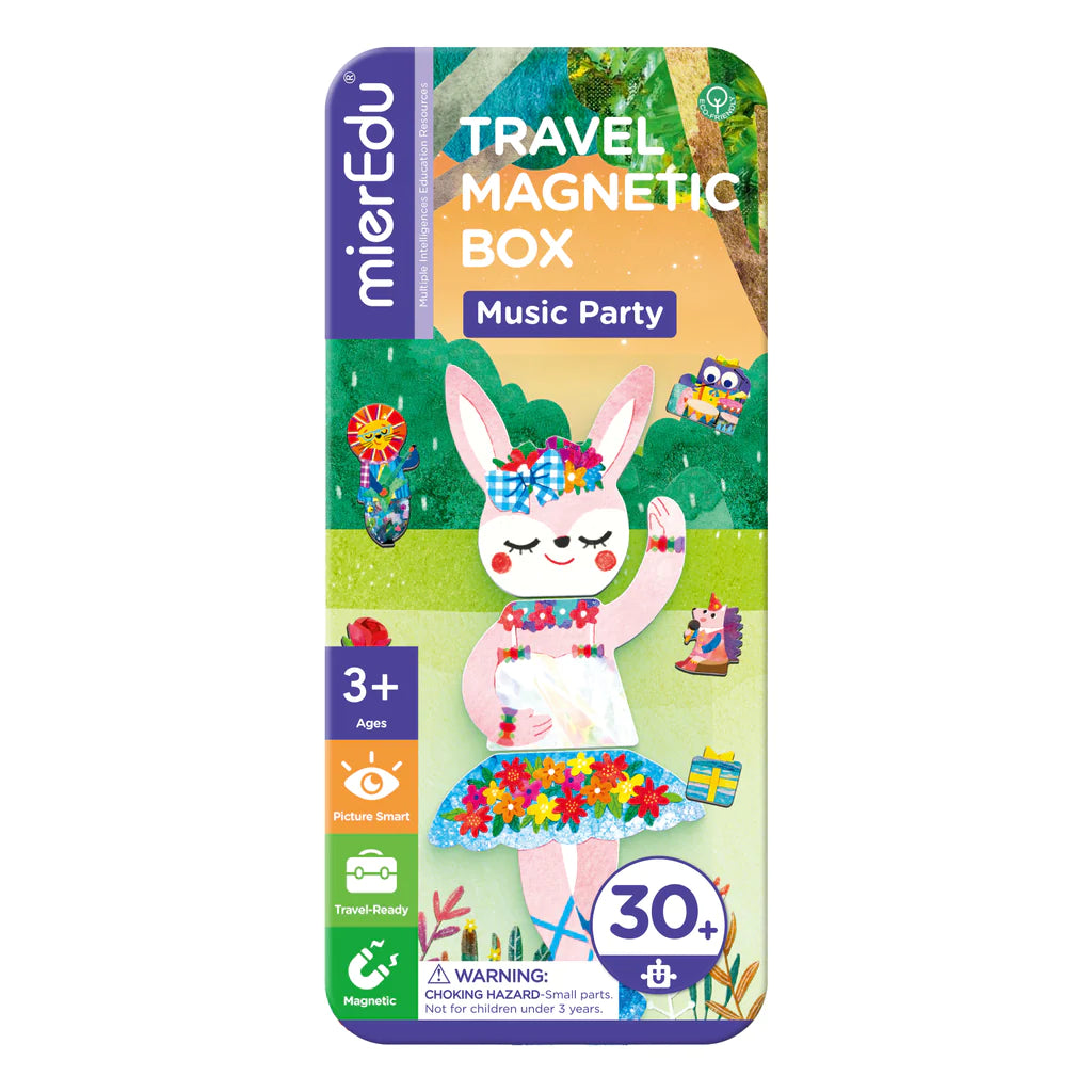 Mier Edu Travel Magnetic Puzzle (Animal Music)