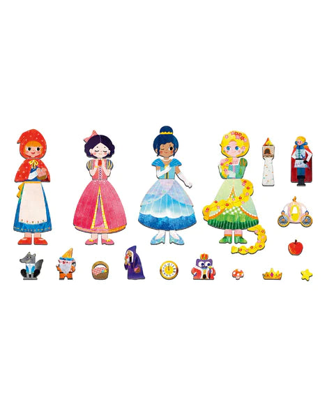 Mier Edu Travel Magnetic Puzzle (Fairy Tales)
