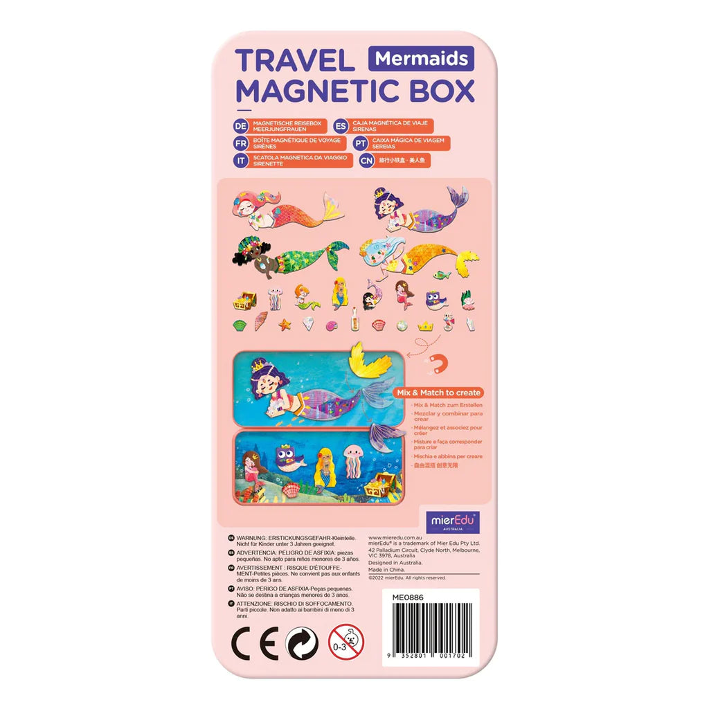 Mier Edu Travel Magnetic Puzzle (Mermaids)