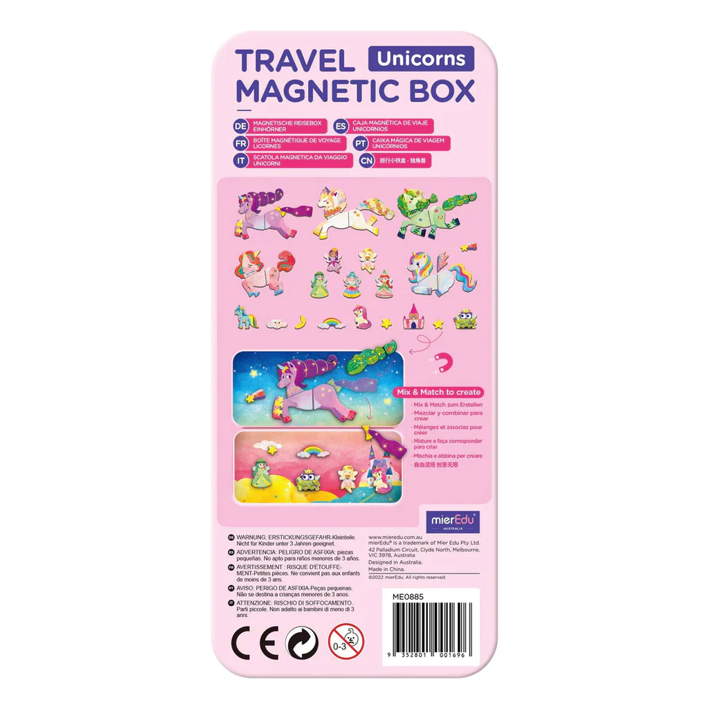 Mier Edu Travel Magnetic Puzzle (Unicorns)