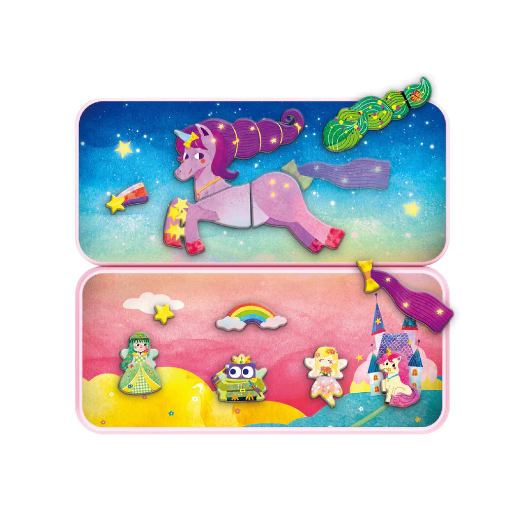 Mier Edu Travel Magnetic Puzzle (Unicorns)
