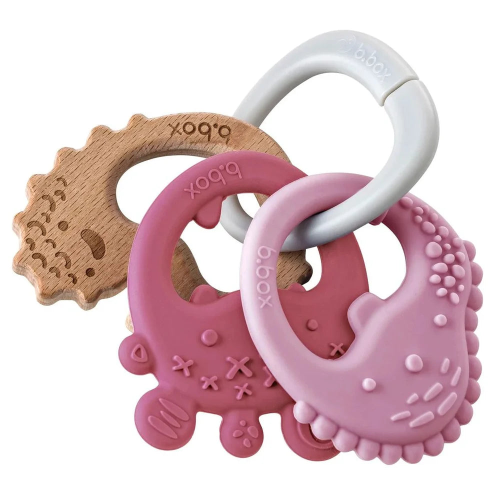 b.box Trio Teether (Blush)