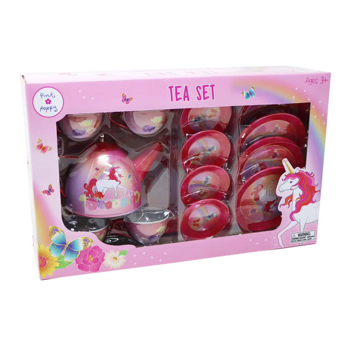 Pink Poppy Tea Set