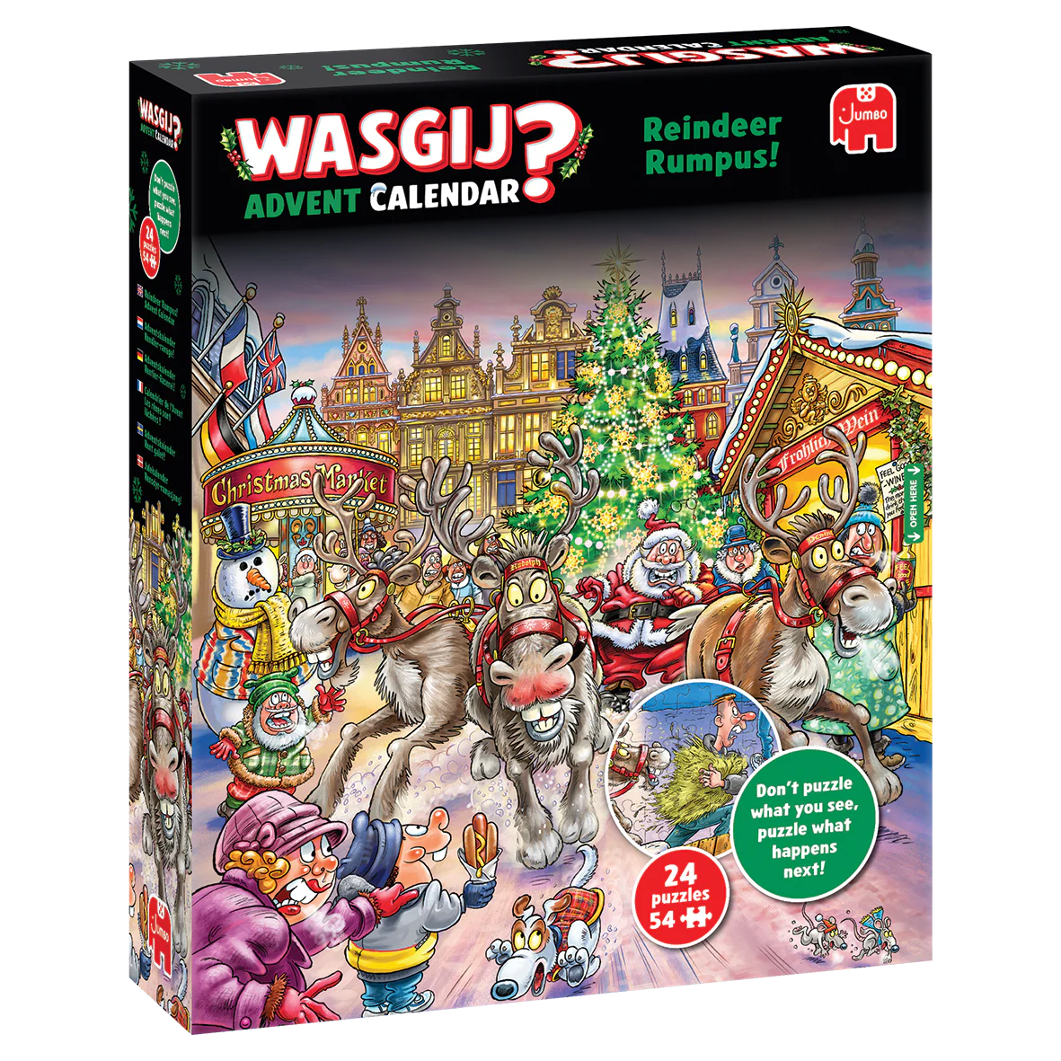 Wasgij Advent Calendar (Reindeer Rumpus!)