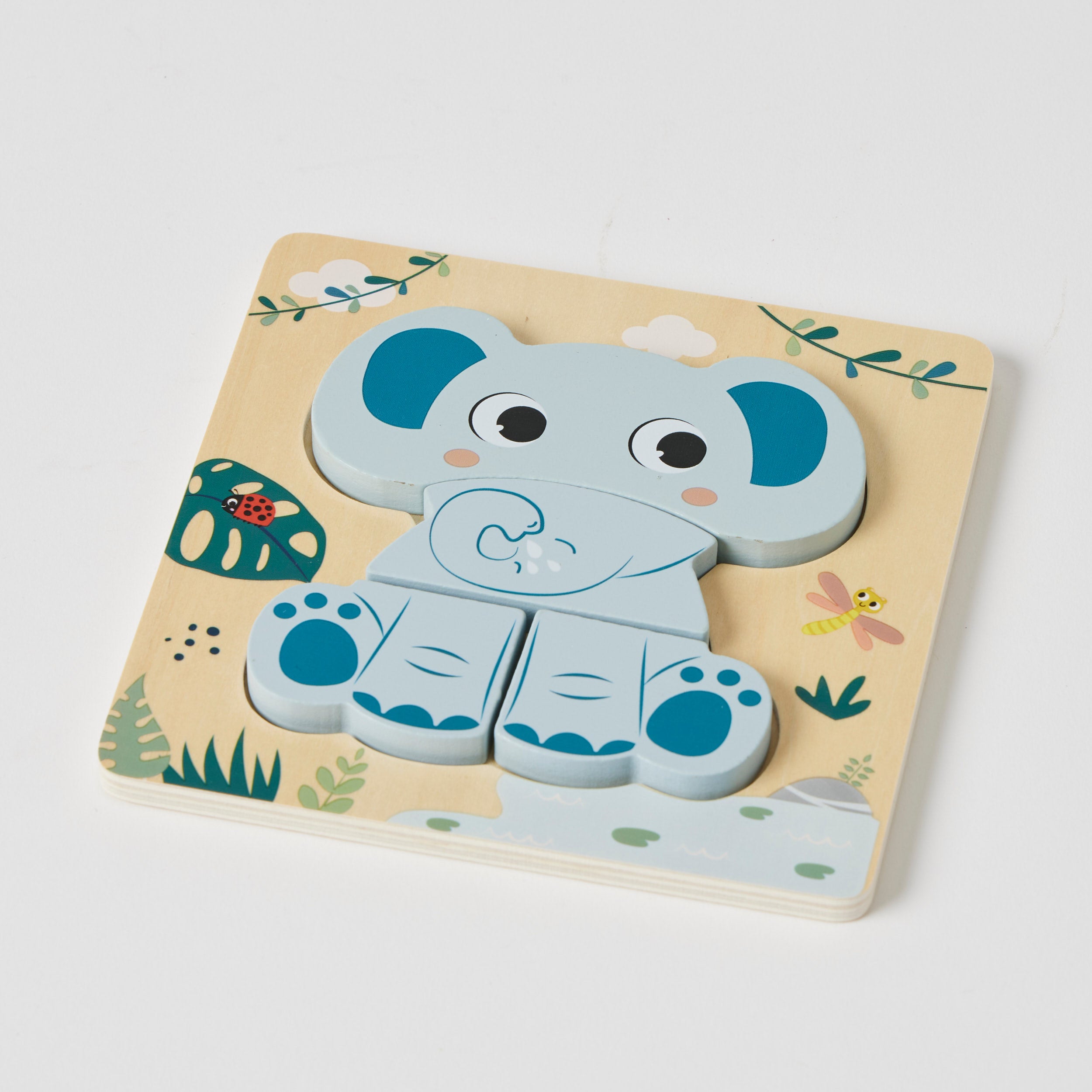 Zookabee Wooden Elephant Small Puzzle