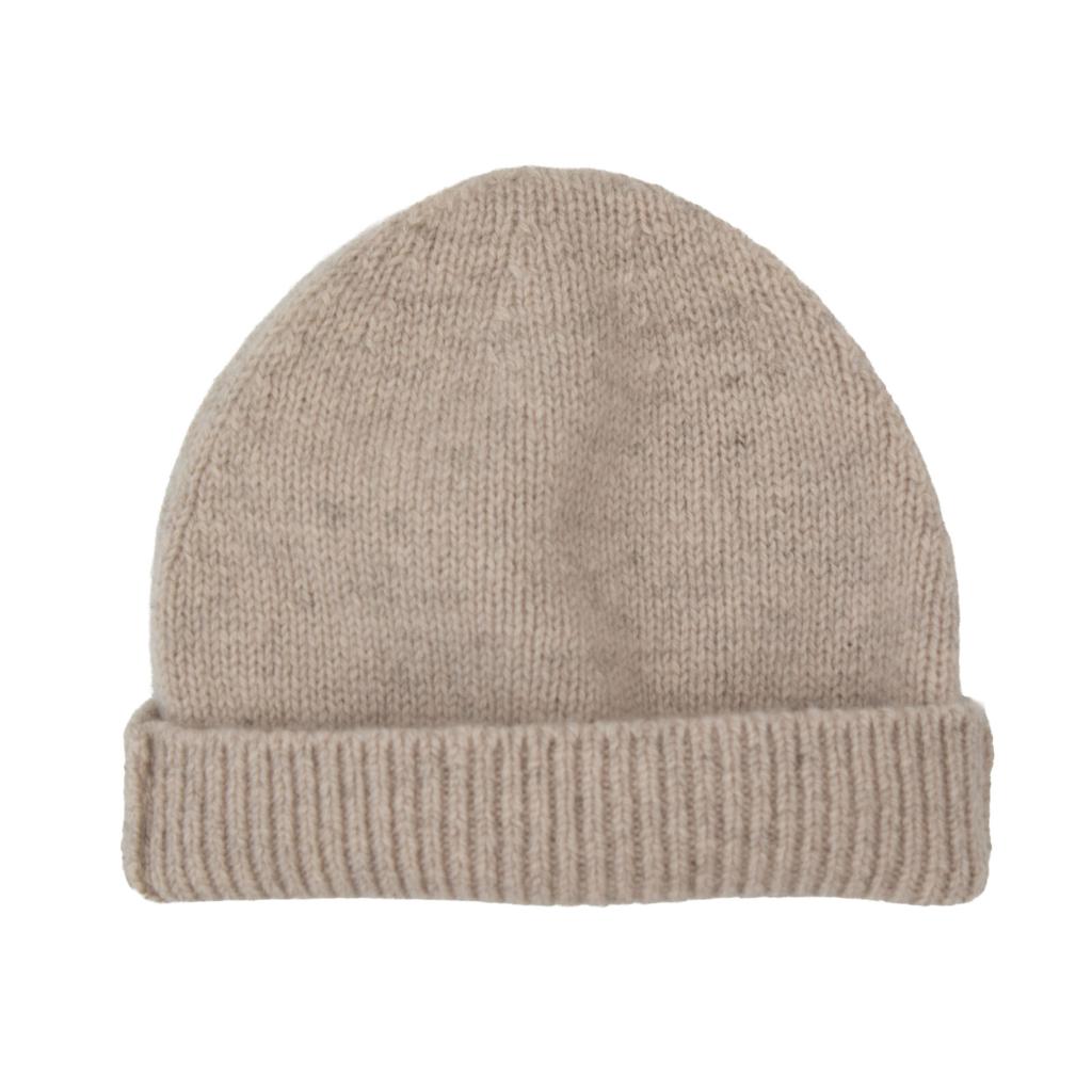 Burrow & Be Wool Baby Hat (Stone Taupe)