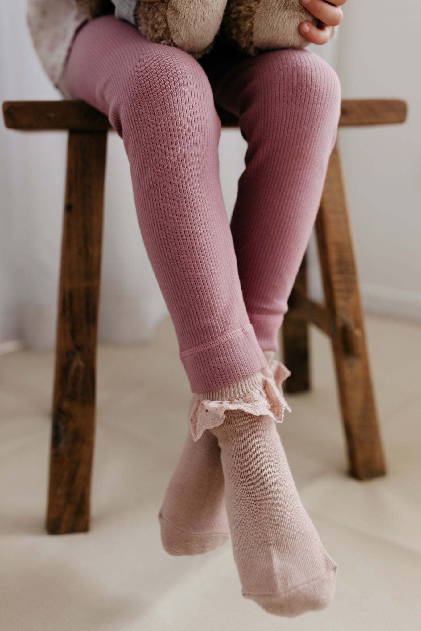 Jamie Kay Fine Rib Leggings (Lillium)