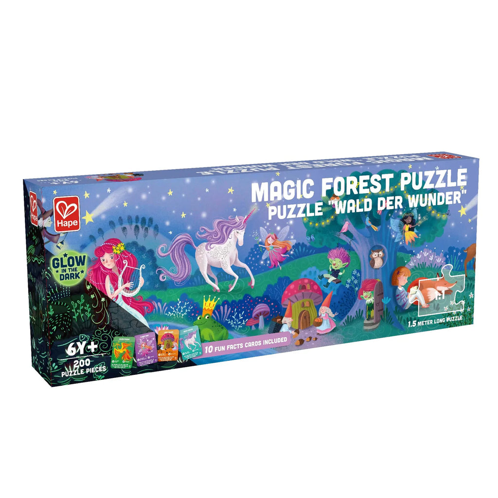 Hape 200pc Glowing Magic Forest Puzzle