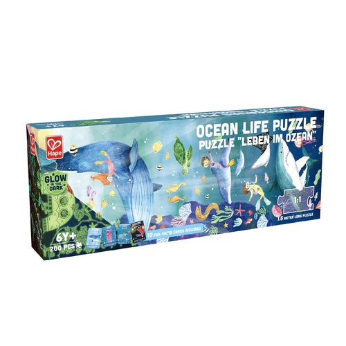 Hape 200pc Glowing Ocean Life Puzzle